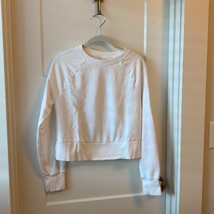 All in Motion (Target) cropped white sweatshirt XS
